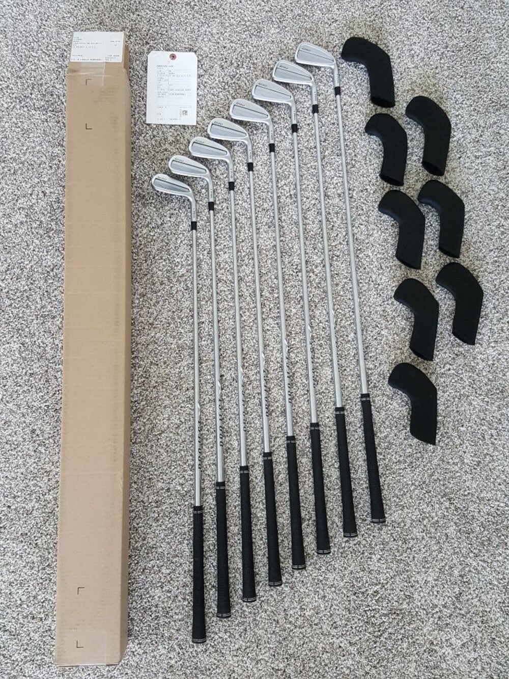 Set 4-9, PW, UW PING i230 Irons RH Black Dot Project X IO 5.5 Flex (R+) Men Golf
